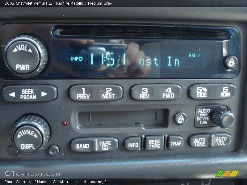 Redfire Metallic / Medium Gray 2003 Chevrolet Venture LS