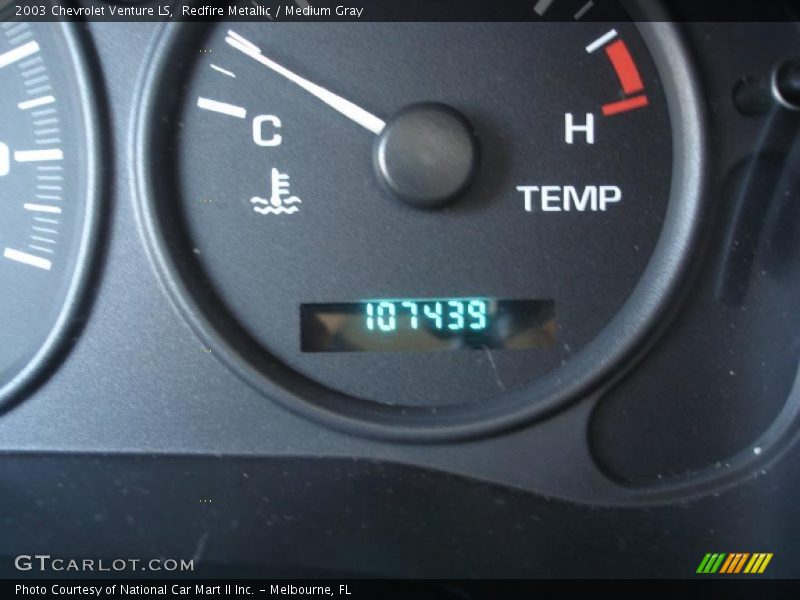Redfire Metallic / Medium Gray 2003 Chevrolet Venture LS