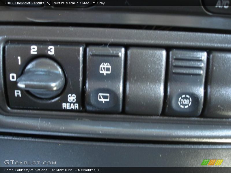Redfire Metallic / Medium Gray 2003 Chevrolet Venture LS