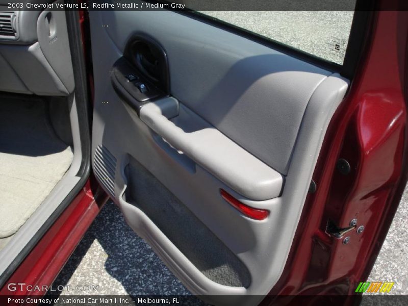 Redfire Metallic / Medium Gray 2003 Chevrolet Venture LS