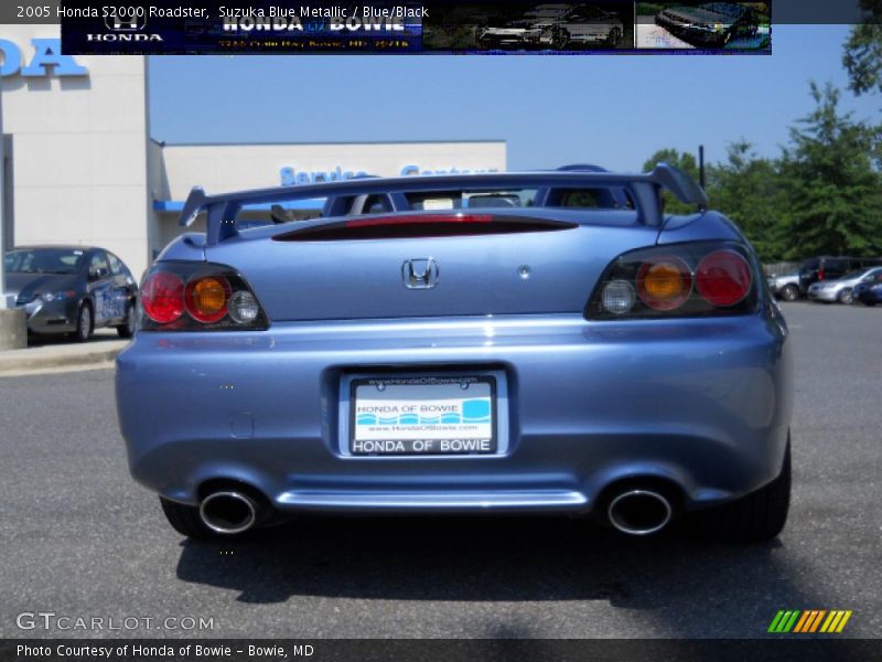 Suzuka Blue Metallic / Blue/Black 2005 Honda S2000 Roadster
