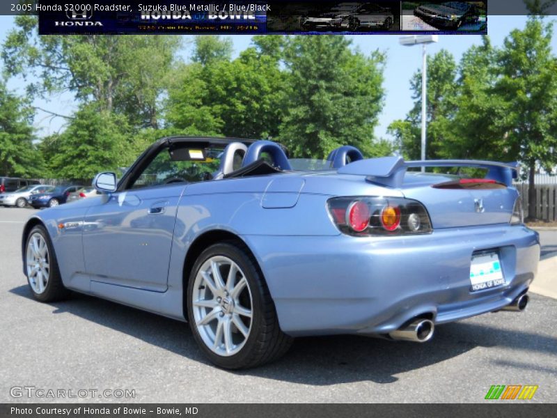Suzuka Blue Metallic / Blue/Black 2005 Honda S2000 Roadster