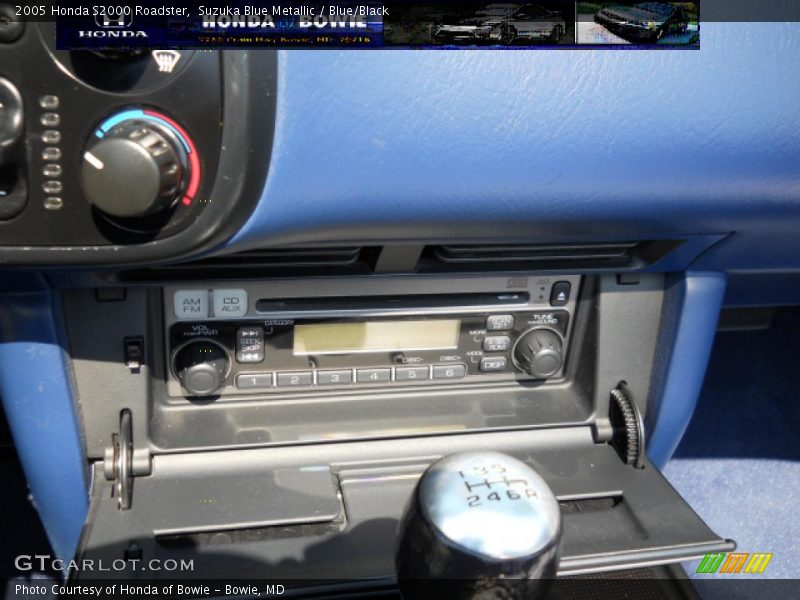 Suzuka Blue Metallic / Blue/Black 2005 Honda S2000 Roadster