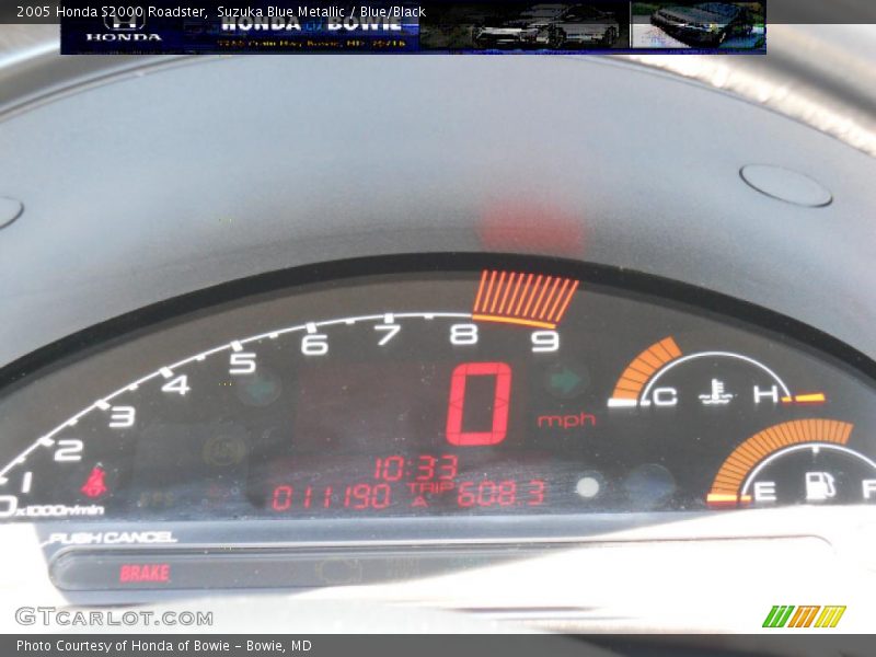 Suzuka Blue Metallic / Blue/Black 2005 Honda S2000 Roadster