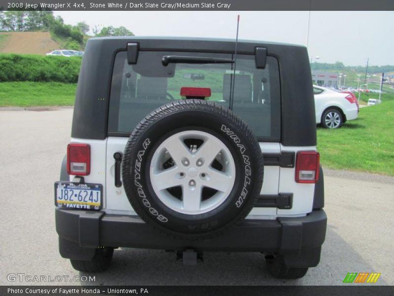 Stone White / Dark Slate Gray/Medium Slate Gray 2008 Jeep Wrangler X 4x4