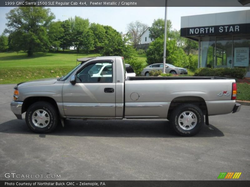 Pewter Metallic / Graphite 1999 GMC Sierra 1500 SLE Regular Cab 4x4