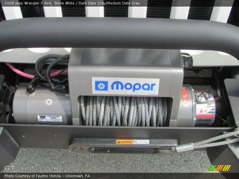 Stone White / Dark Slate Gray/Medium Slate Gray 2008 Jeep Wrangler X 4x4