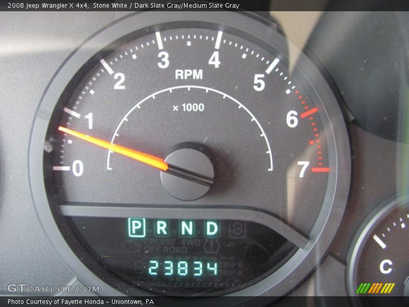 Stone White / Dark Slate Gray/Medium Slate Gray 2008 Jeep Wrangler X 4x4