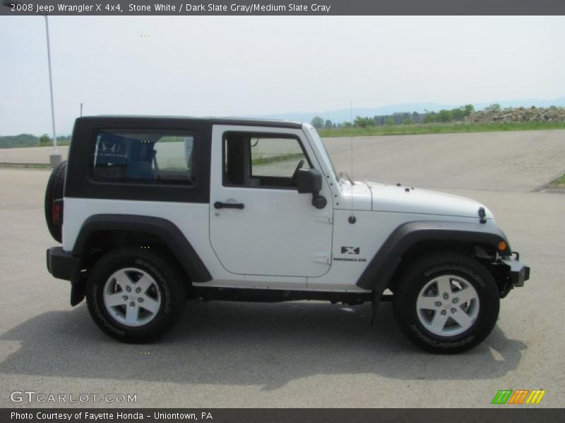 Stone White / Dark Slate Gray/Medium Slate Gray 2008 Jeep Wrangler X 4x4