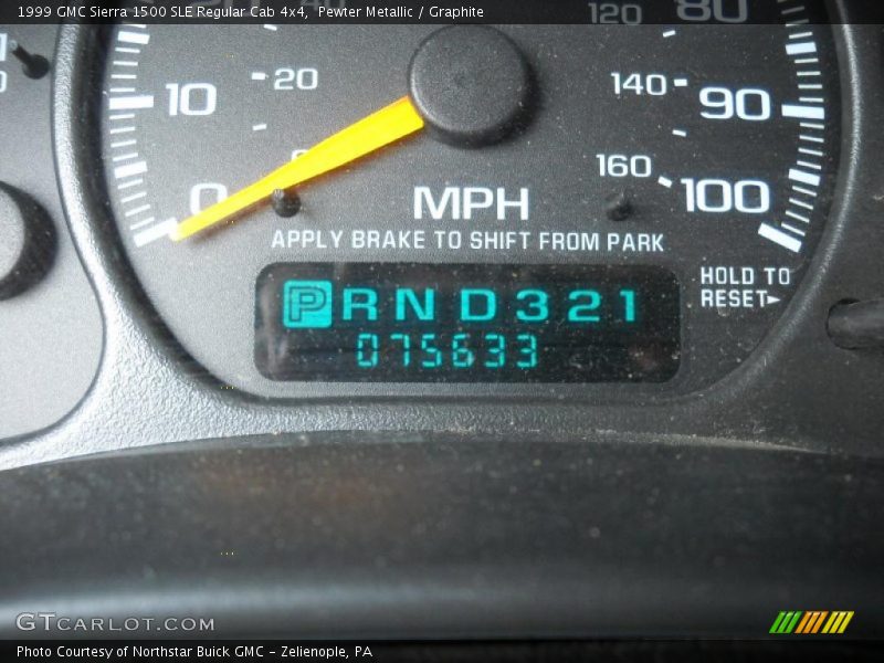 Pewter Metallic / Graphite 1999 GMC Sierra 1500 SLE Regular Cab 4x4