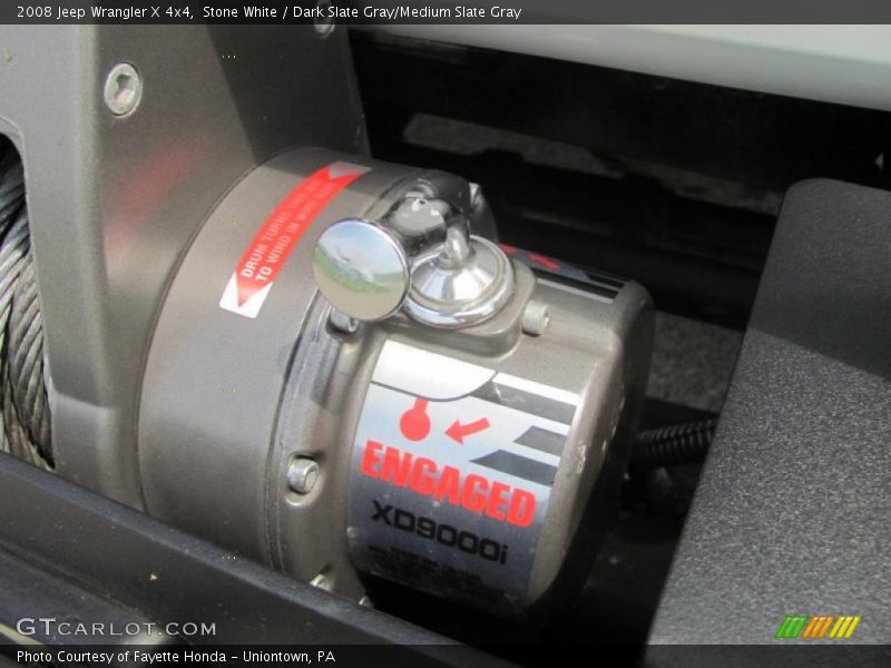 Stone White / Dark Slate Gray/Medium Slate Gray 2008 Jeep Wrangler X 4x4