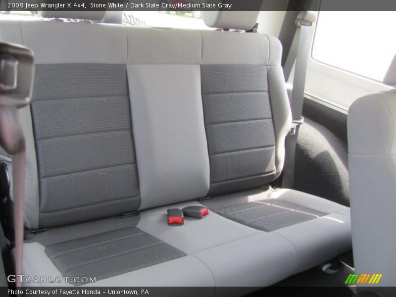 Stone White / Dark Slate Gray/Medium Slate Gray 2008 Jeep Wrangler X 4x4