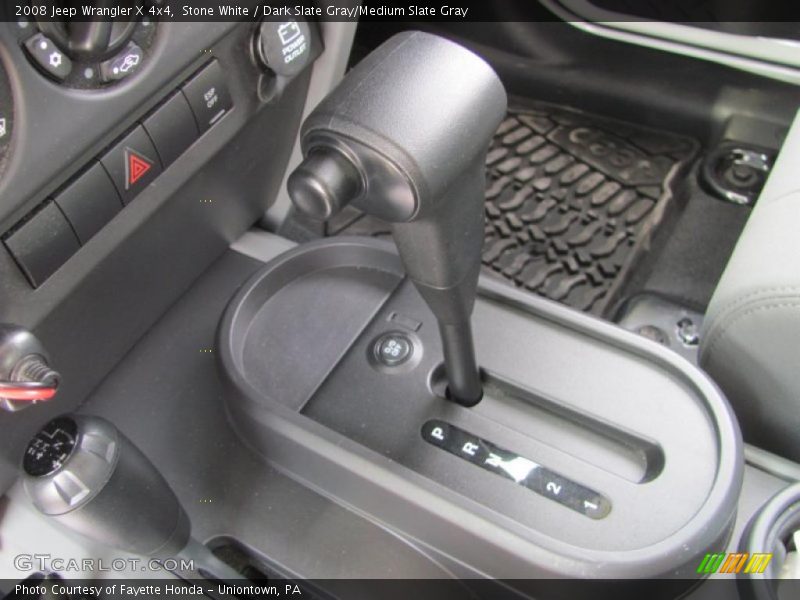 Stone White / Dark Slate Gray/Medium Slate Gray 2008 Jeep Wrangler X 4x4