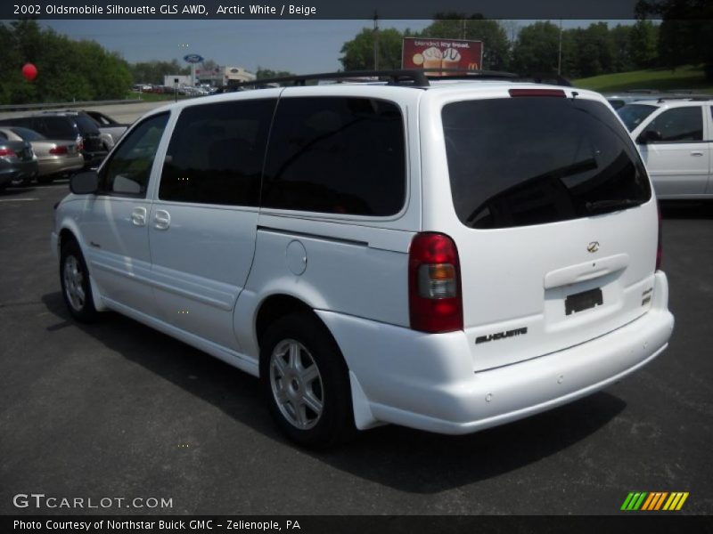Arctic White / Beige 2002 Oldsmobile Silhouette GLS AWD