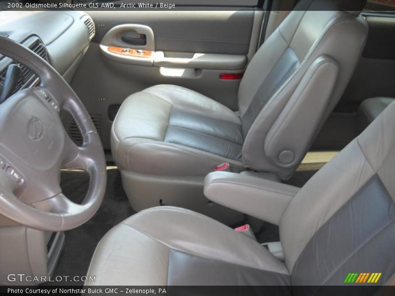 Arctic White / Beige 2002 Oldsmobile Silhouette GLS AWD