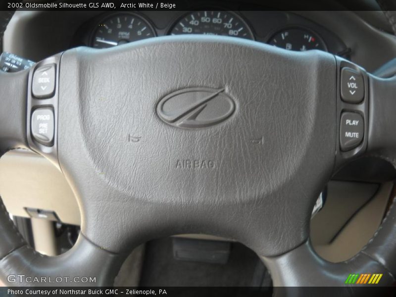 Arctic White / Beige 2002 Oldsmobile Silhouette GLS AWD