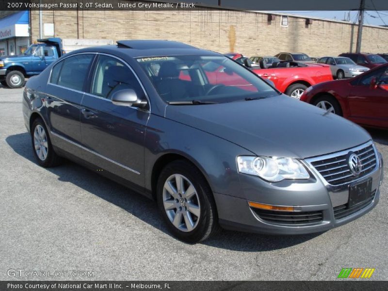 United Grey Metallic / Black 2007 Volkswagen Passat 2.0T Sedan