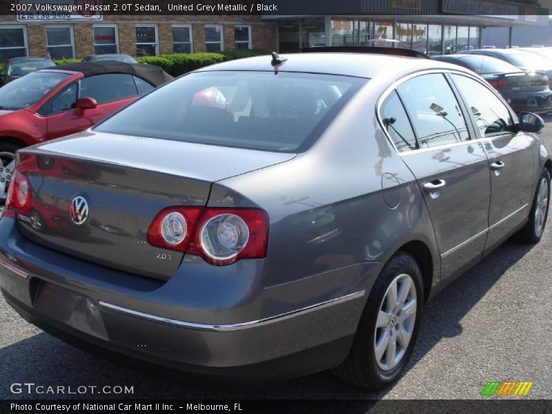 United Grey Metallic / Black 2007 Volkswagen Passat 2.0T Sedan