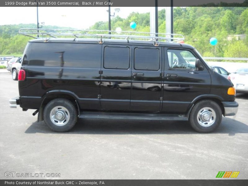 Black / Mist Gray 1999 Dodge Ram Van 3500 Commercial