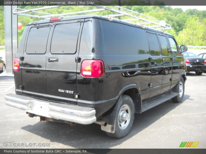 Black / Mist Gray 1999 Dodge Ram Van 3500 Commercial