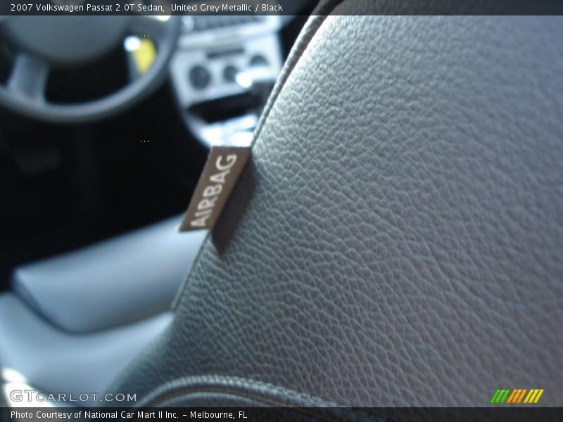 United Grey Metallic / Black 2007 Volkswagen Passat 2.0T Sedan