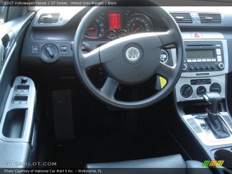 United Grey Metallic / Black 2007 Volkswagen Passat 2.0T Sedan