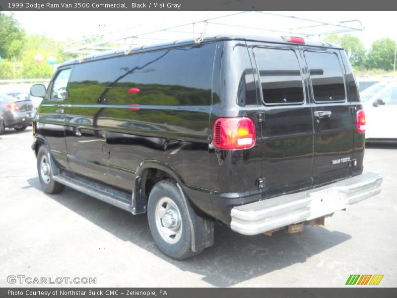 Black / Mist Gray 1999 Dodge Ram Van 3500 Commercial