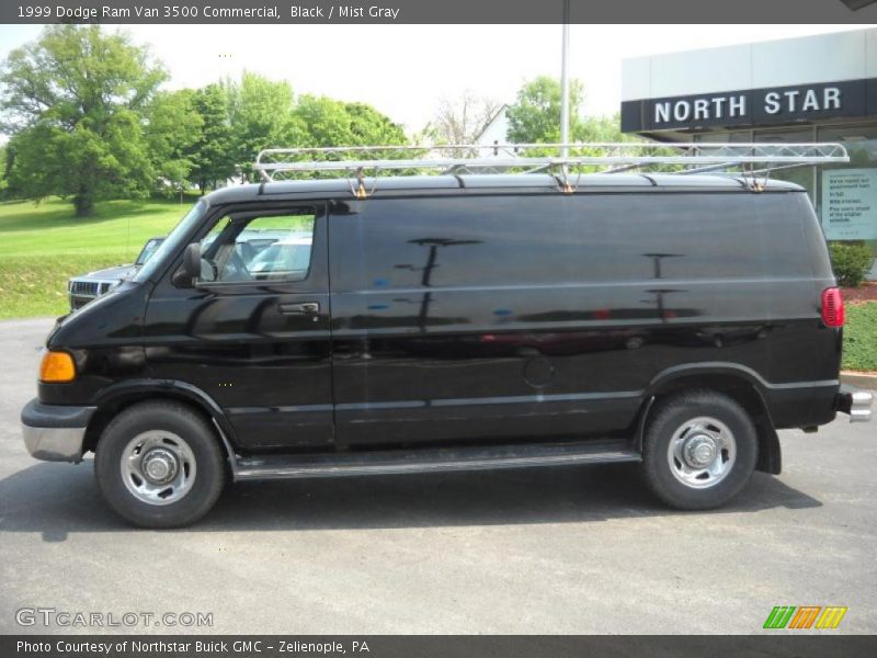 Black / Mist Gray 1999 Dodge Ram Van 3500 Commercial