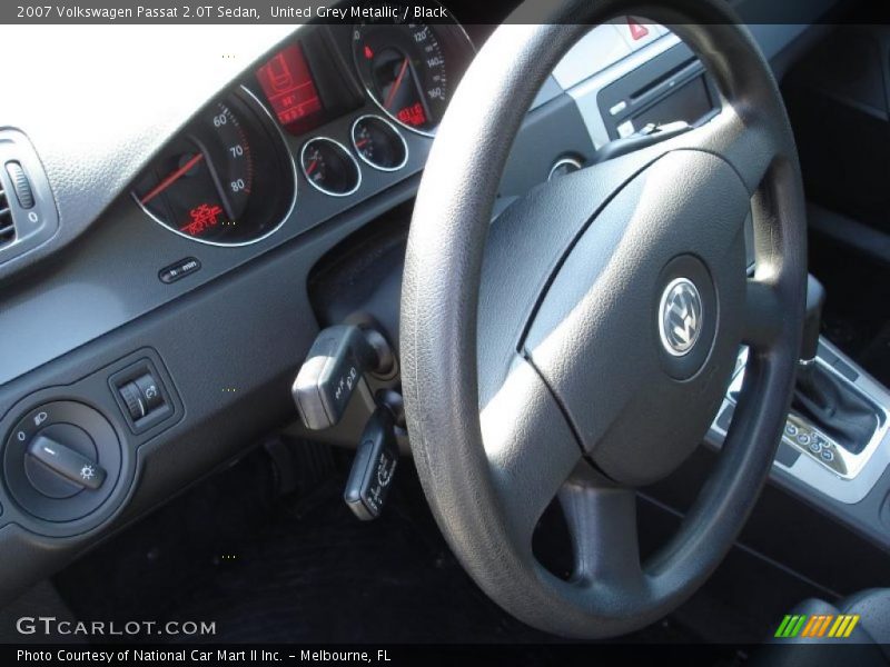 United Grey Metallic / Black 2007 Volkswagen Passat 2.0T Sedan