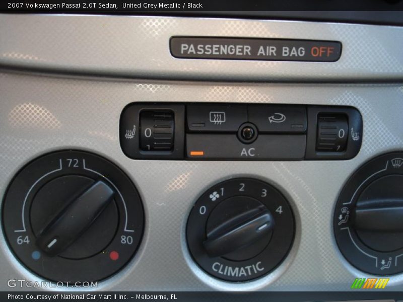 United Grey Metallic / Black 2007 Volkswagen Passat 2.0T Sedan