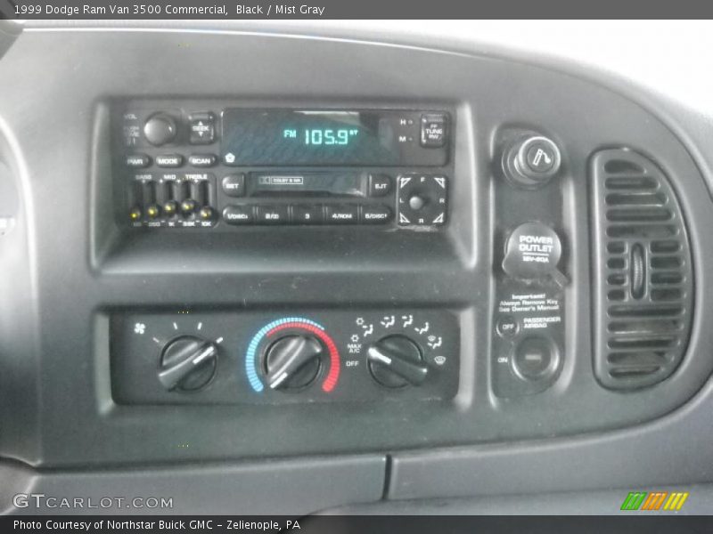 Black / Mist Gray 1999 Dodge Ram Van 3500 Commercial