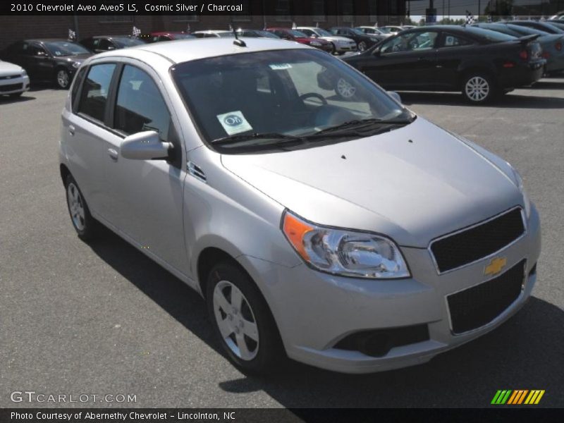 Cosmic Silver / Charcoal 2010 Chevrolet Aveo Aveo5 LS