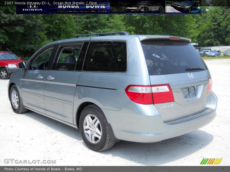 Ocean Mist Metallic / Olive 2007 Honda Odyssey EX-L