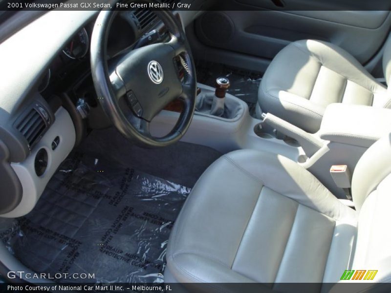 Pine Green Metallic / Gray 2001 Volkswagen Passat GLX Sedan