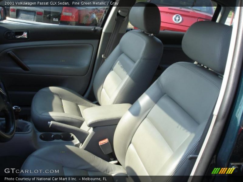 Pine Green Metallic / Gray 2001 Volkswagen Passat GLX Sedan