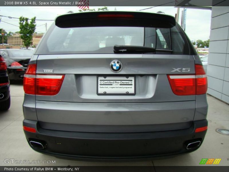 Space Grey Metallic / Black 2008 BMW X5 4.8i