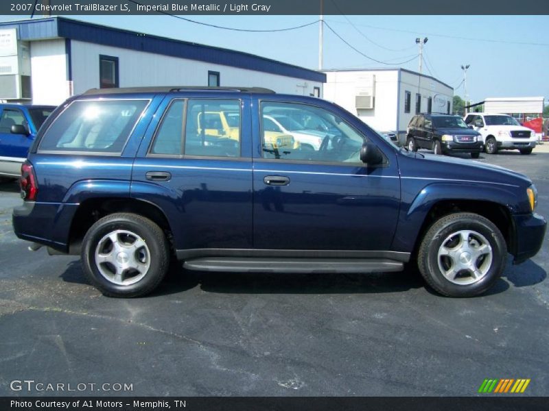 Imperial Blue Metallic / Light Gray 2007 Chevrolet TrailBlazer LS