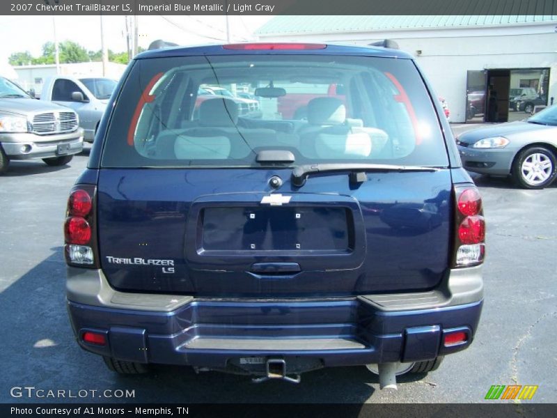 Imperial Blue Metallic / Light Gray 2007 Chevrolet TrailBlazer LS