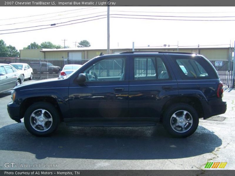 Imperial Blue Metallic / Light Gray 2007 Chevrolet TrailBlazer LS