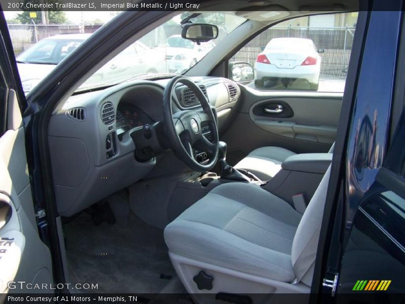 Imperial Blue Metallic / Light Gray 2007 Chevrolet TrailBlazer LS