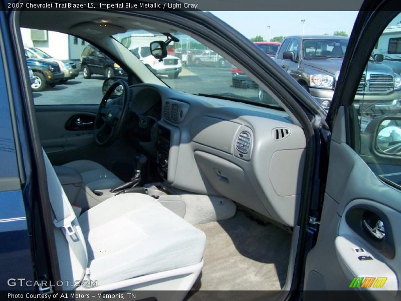Imperial Blue Metallic / Light Gray 2007 Chevrolet TrailBlazer LS