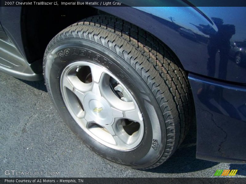 Imperial Blue Metallic / Light Gray 2007 Chevrolet TrailBlazer LS