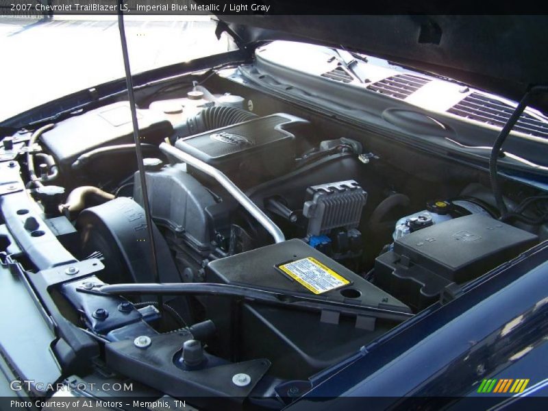 Imperial Blue Metallic / Light Gray 2007 Chevrolet TrailBlazer LS