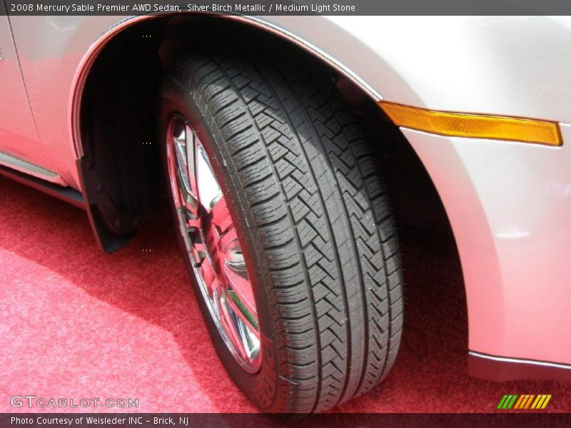 Silver Birch Metallic / Medium Light Stone 2008 Mercury Sable Premier AWD Sedan