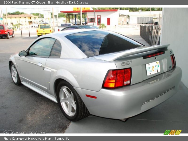 Silver Metallic / Dark Charcoal 2000 Ford Mustang GT Coupe