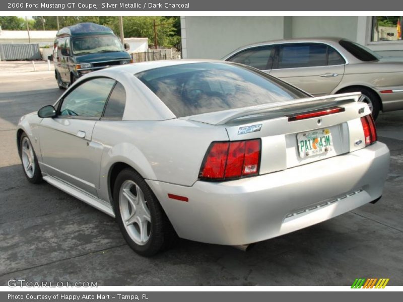 Silver Metallic / Dark Charcoal 2000 Ford Mustang GT Coupe