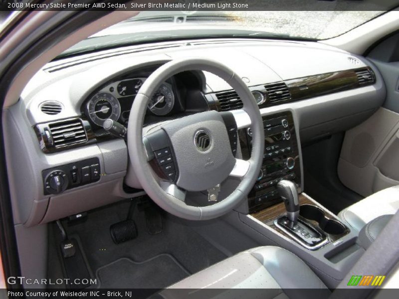 Silver Birch Metallic / Medium Light Stone 2008 Mercury Sable Premier AWD Sedan