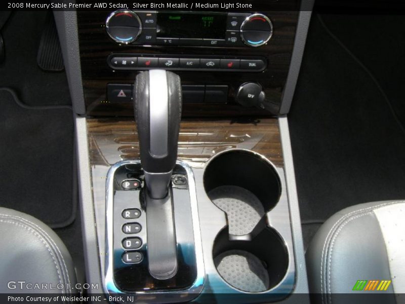 Silver Birch Metallic / Medium Light Stone 2008 Mercury Sable Premier AWD Sedan