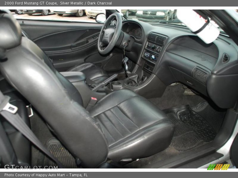 Silver Metallic / Dark Charcoal 2000 Ford Mustang GT Coupe