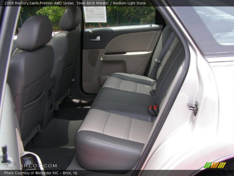 Silver Birch Metallic / Medium Light Stone 2008 Mercury Sable Premier AWD Sedan